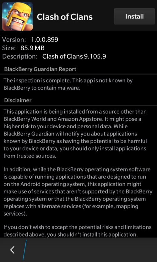 Install Clash of Clans to BlackBerry | BlackBerry Help