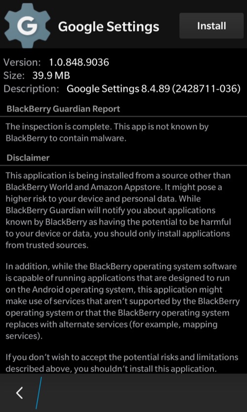 Install Google Play Store To Blackberry Blackberry Help